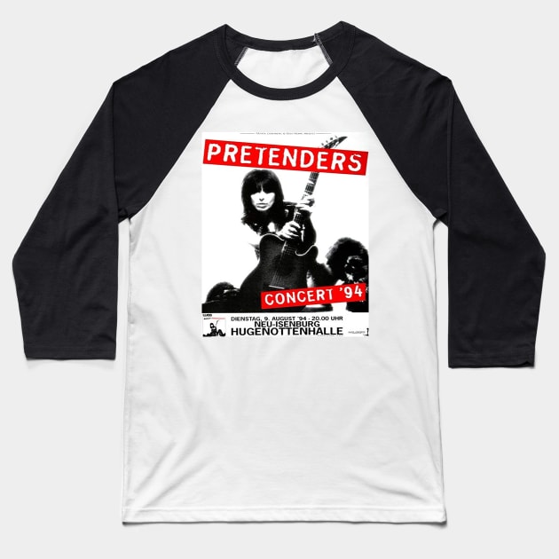 Pretenders Tour '94 Baseball T-Shirt by RobinBegins